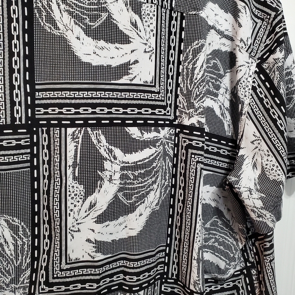 GUESS Men's Short Sleeve Tropical Print Shirt size L - Picture 5 of 15